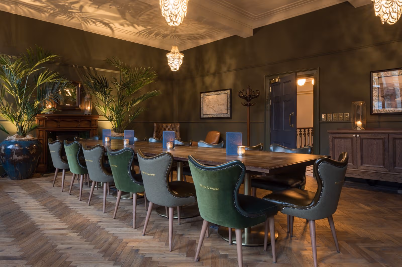 Privélounge voor VIP-diners